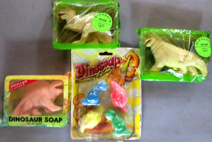 Dinosaur soap