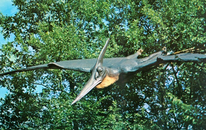 Pteranodon statue
