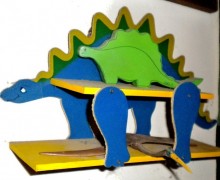 Stegosaurus mini-shelf