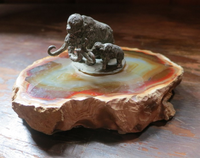 petrified wood with mammoths