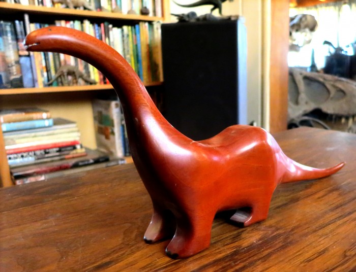 wooden sauropod