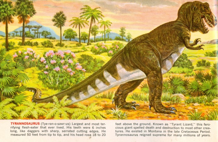Tyrannosaurus Sinclair booklet