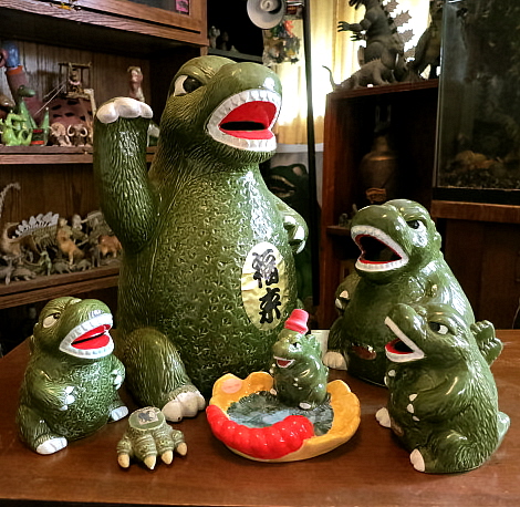 Godzilla ceramics all