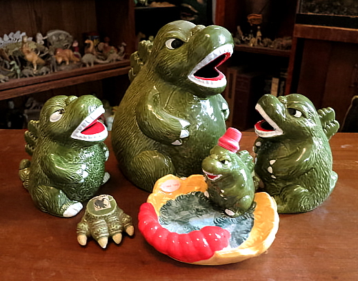 Godzilla ceramics