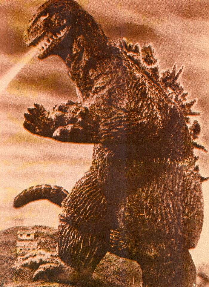 Godzilla postcard