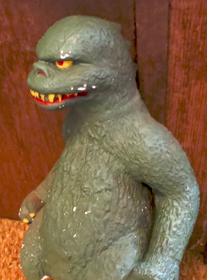 Plaster Godzilla from Mexico