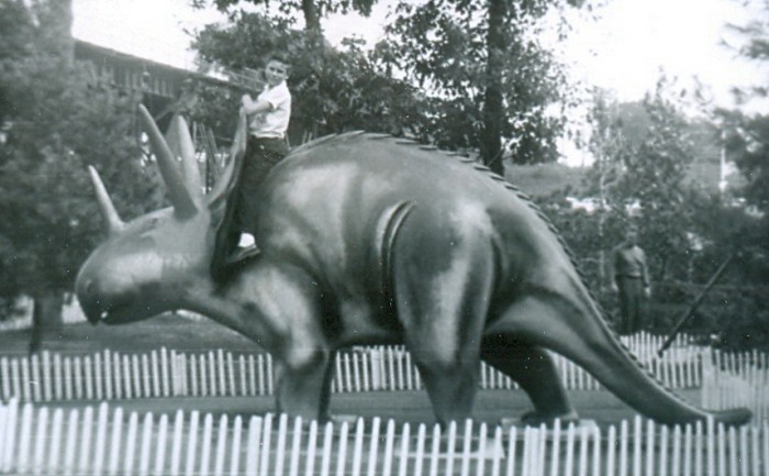 Triceratops statue
