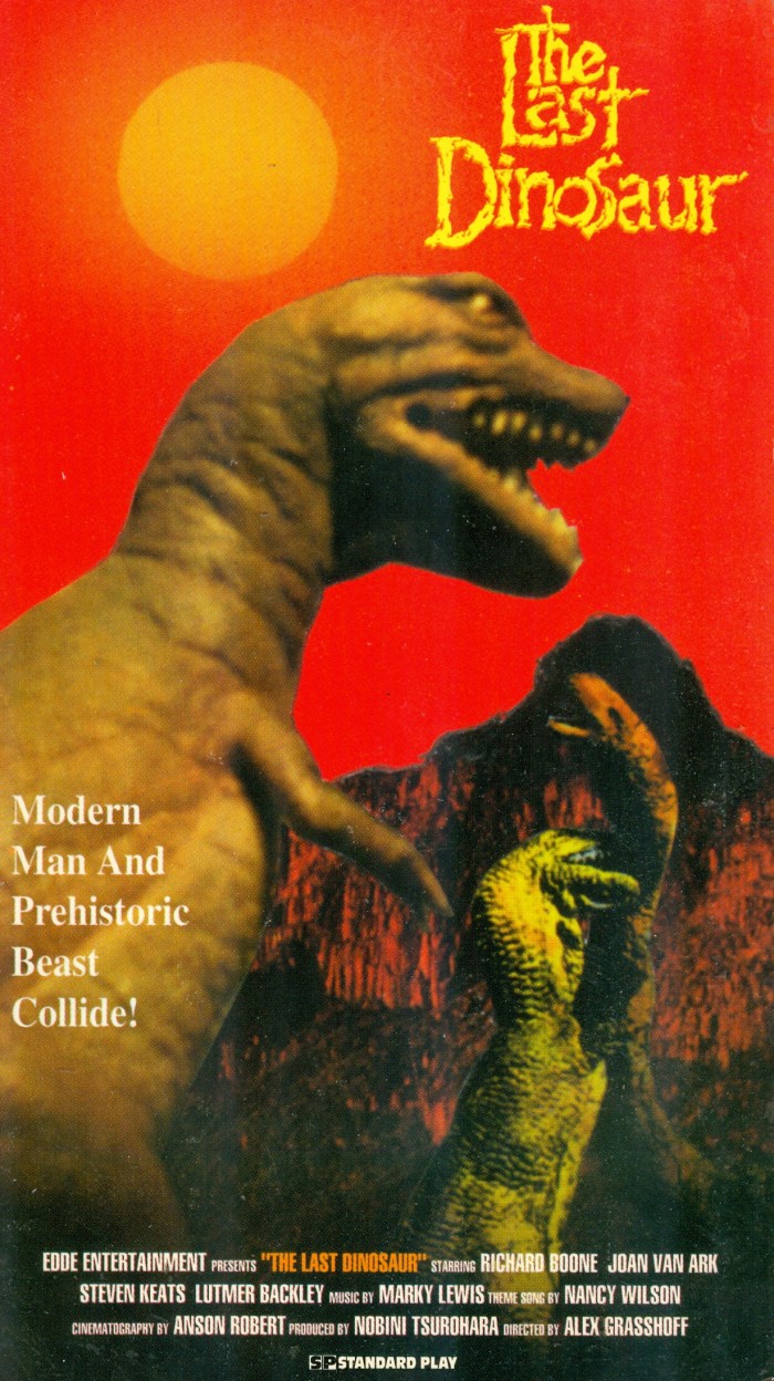 LAST DINOSAUR VHS