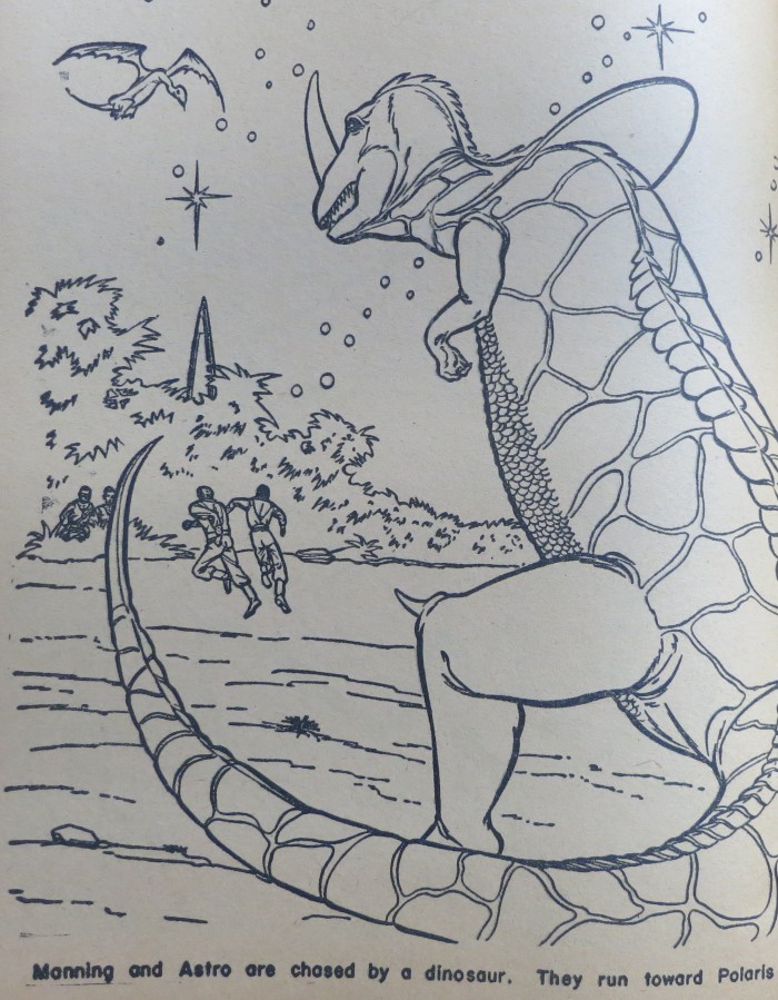 TOM CORBETT coloring book